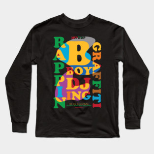 Hip Hop Pillars Colour tee Long Sleeve T-Shirt