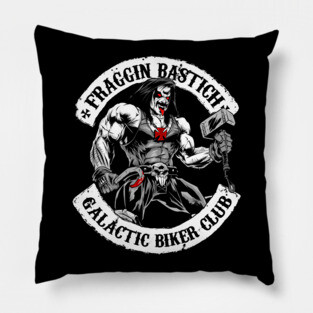 bastich bikers Pillow
