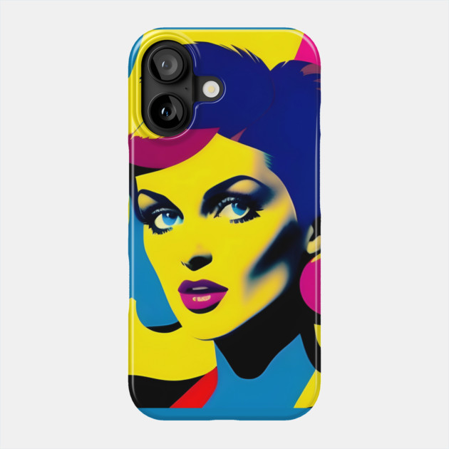 Beautiful Supermodel Pop Art Phone Case by animegirlnft