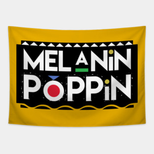 Melanin Poppin Tapestry