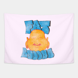 Fat Buddha Graffiti Tapestry