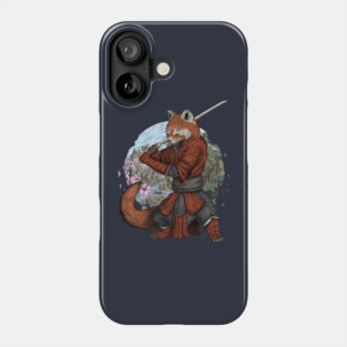 Red Panda Samurai Phone Case