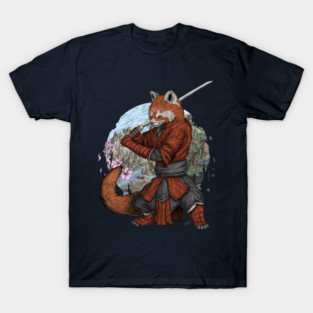 Red Panda Samurai T-Shirt