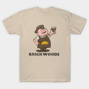 Defunct Brickwoods Brewery ---- Breweriana T-Shirt
