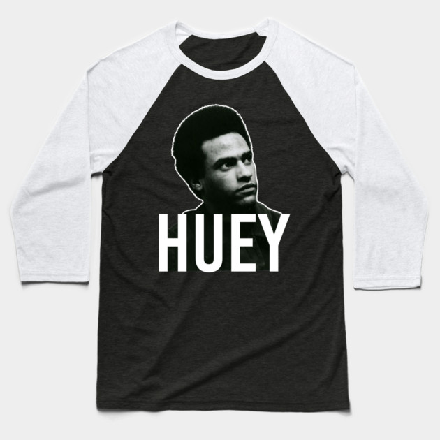 Huey Newton, Huey P. Newton Baseball T-Shirt by UrbanLifeApparel
