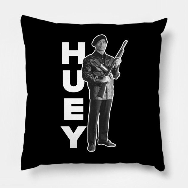 Huey Newton Militant Pillow by UrbanLifeApparel