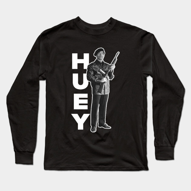 Huey Newton Militant Long Sleeve T-Shirt by UrbanLifeApparel