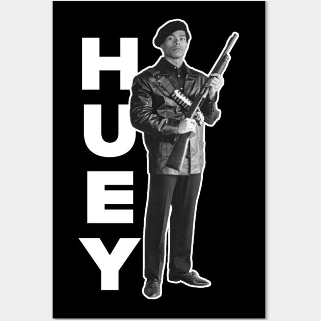 Huey Newton Militant Wall Art by UrbanLifeApparel