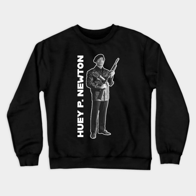 Huey P. Newton Militant Crewneck Sweatshirt by UrbanLifeApparel