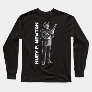 Huey P. Newton Militant Long Sleeve T-Shirt