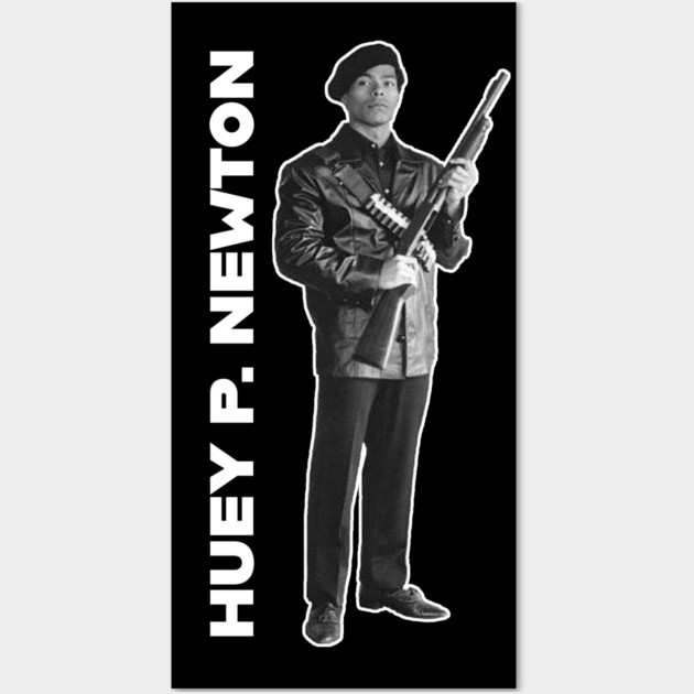 Huey P. Newton Militant Wall Art by UrbanLifeApparel