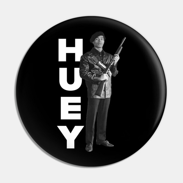 Huey Militant, Huey Newton Pin by UrbanLifeApparel