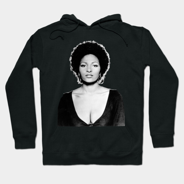 Pam Grier, Black Beauty, Legend Hoodie by UrbanLifeApparel