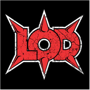 Spiked Shoulder Pads & Face Paint L.O.D Posters and Art