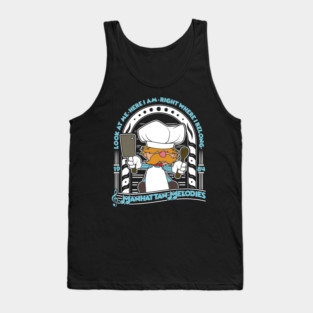 Swedish Chef Muppets Manhattan Melodies Tank Top