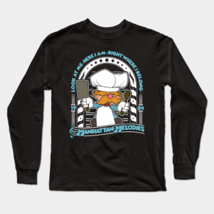 Swedish Chef Muppets Manhattan Melodies Long Sleeve T-Shirt