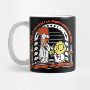 Beaker & Bunsen Muppets Manhattan Melodies Mug