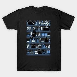 Purrfect Library by Tobe Fonseca T-Shirt