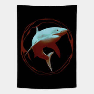 Great White Shark Tapestry