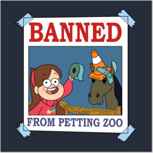 Banned From Petting Zoo Posters and Art