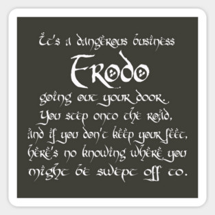 Tolkien T-Shirt Sticker
