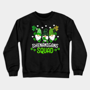 Shenanigans Squad Gnomes Crewneck Sweatshirt