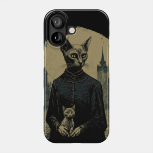 Sphynx Cat Dark Priest Phone Case