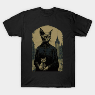 Sphynx Cat Dark Priest T-Shirt