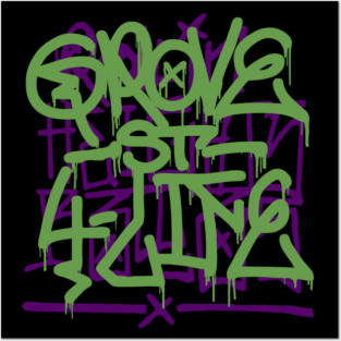 Grove Street Graffiti over Ballas Posters and Art