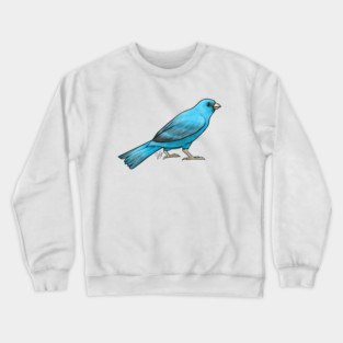 Bird - Canary - Blue Crewneck Sweatshirt