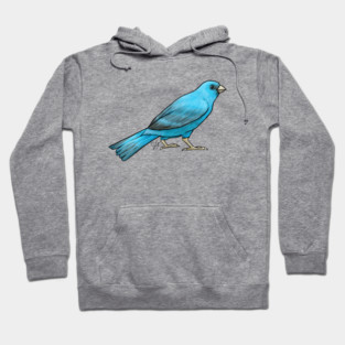 Bird - Canary - Blue Hoodie