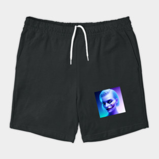 Sad Girl with Joker's Smile Shorts