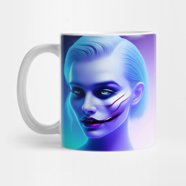 Sad Girl with Joker's Smile by animegirlnft