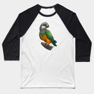 Bird - Senegal Parrot - Orange Bellied Baseball T-Shirt