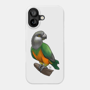 Bird - Senegal Parrot - Orange Bellied Phone Case