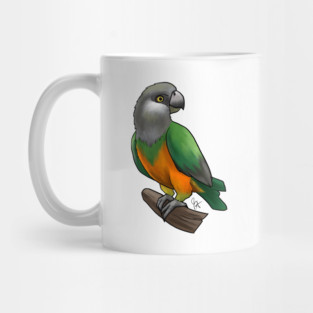 Bird - Senegal Parrot - Orange Bellied Mug