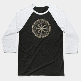 Aegishjalmur The Helm of Awe Viking Warrior Shield Art Baseball T-Shirt