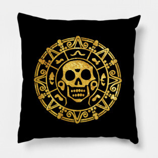 Gold Cortes treasure Pillow