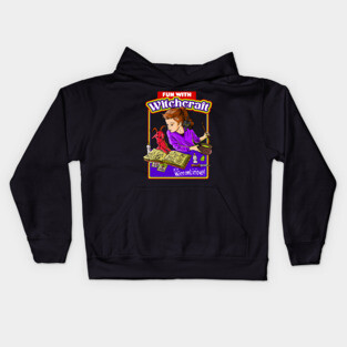 Fun with Witchcraft is Wiccan-licious! Necronomicon Kids Hoodie