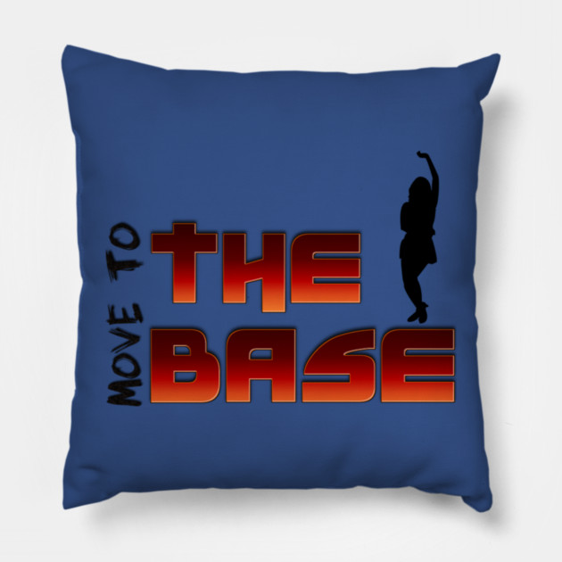 Move your Body to the BASE! Pillow by MotiVVaTTi
