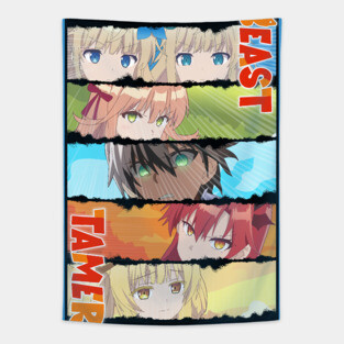 Beast Tamer - Rein x Kanade x Tania x Sora x Runa x Nina Tapestry