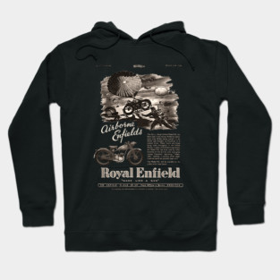 Royal Enfield WDRE Retro Vintage Motorcycle WW2 Hoodie