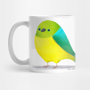 Blue Naped Clorophonia Bird Mug