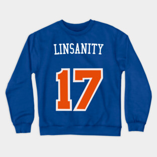 Jeremy Lin 'Linsanity' Nickname Jersey - New York Knicks Crewneck Sweatshirt