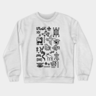 native american symbols Crewneck Sweatshirt