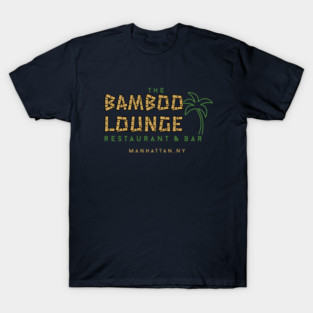 The Bamboo Lounge Restaurant & Bar - modern vintage logo T-Shirt