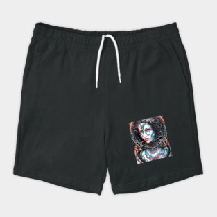 Artificial Intelligence Android Girl Shorts
