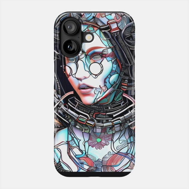 Artificial Intelligence Android Girl Phone Case by animegirlnft
