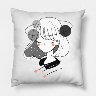 astral thoughts Pillow
