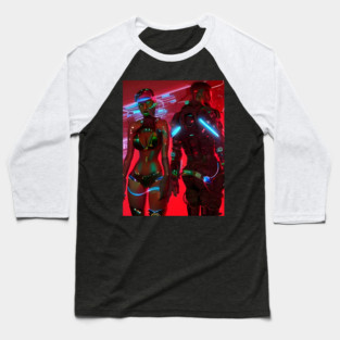 Cyber Love Soldier Baseball T-Shirt